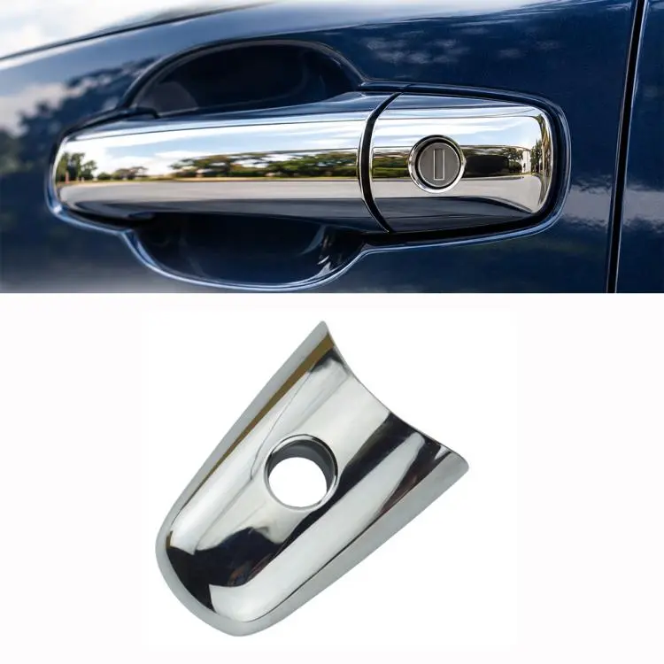 Car Exterior Door Handle Cap Cover for INFINITI QX56 2011-2013, Perforated Cap 80641-1BA0A, QX60 2014-2020, QX70 2014-2017, QX80 2014-2022(Silver)
