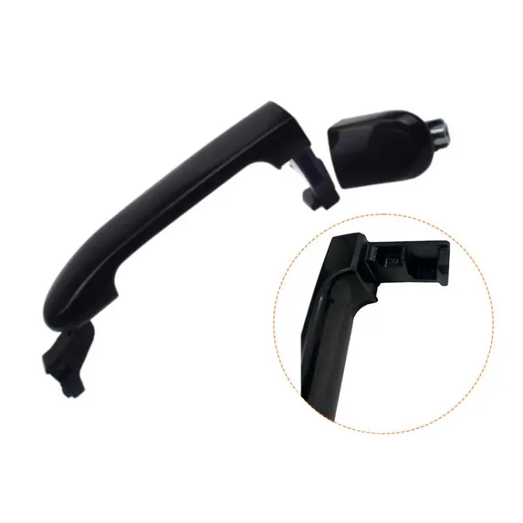 Car Exterior Door Handle for Nissan Versa 2007-2012 / Livina 2007-2013, Front Right 82640-EL12A FR(Black)