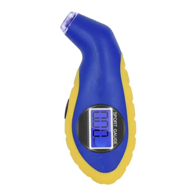 Car High-precision Digital Display Tire Monitoring Gauge Tire Pressure Tool(Blue Yellow)