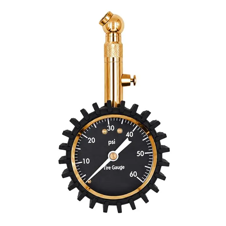 Car High Precision Metal Tire Pressure Gauge, Type