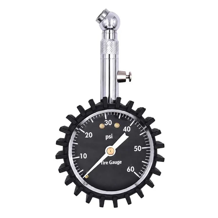 Car High Precision Metal Tire Pressure Gauge, Type