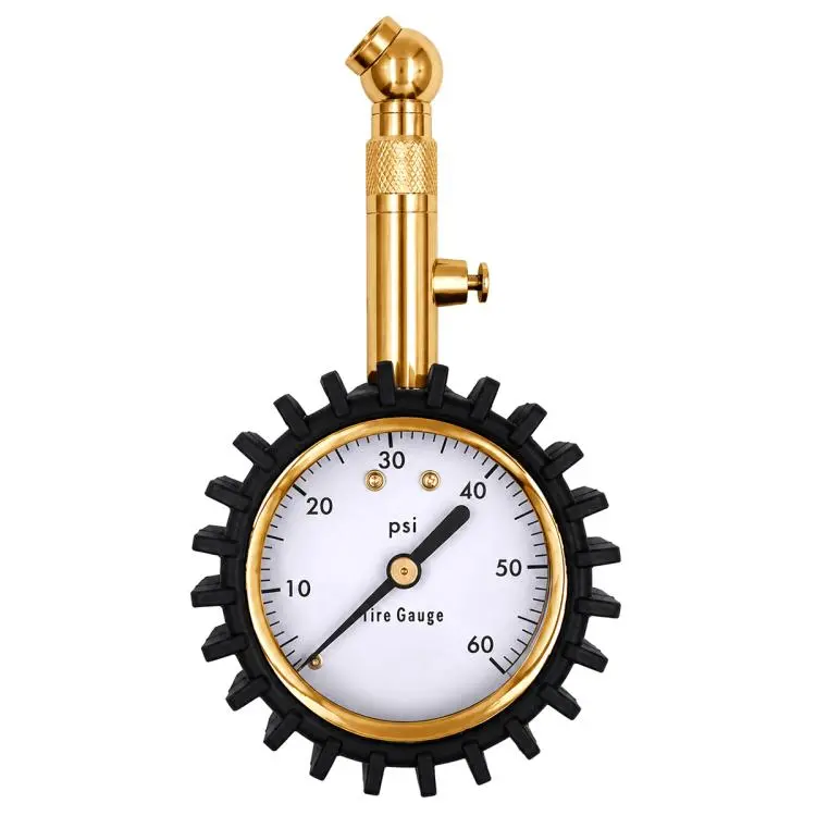 Car High Precision Metal Tire Pressure Gauge, Type