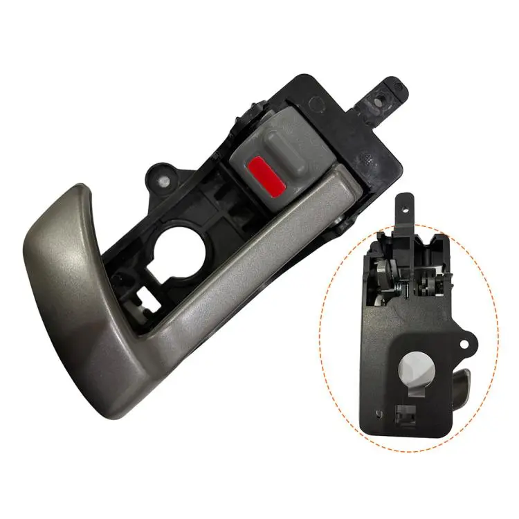 Car Inner Door Handle for Hyundai Santa Fe 2007-2012, 82610-2B010 Front/Rear Left(Black)