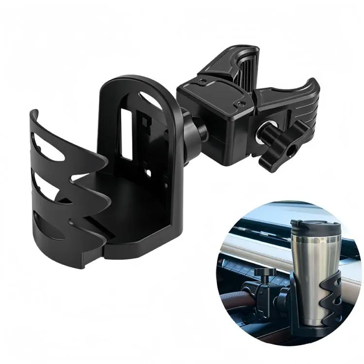 Car Multifunctional Adjustable Water Cup Holder(Black)