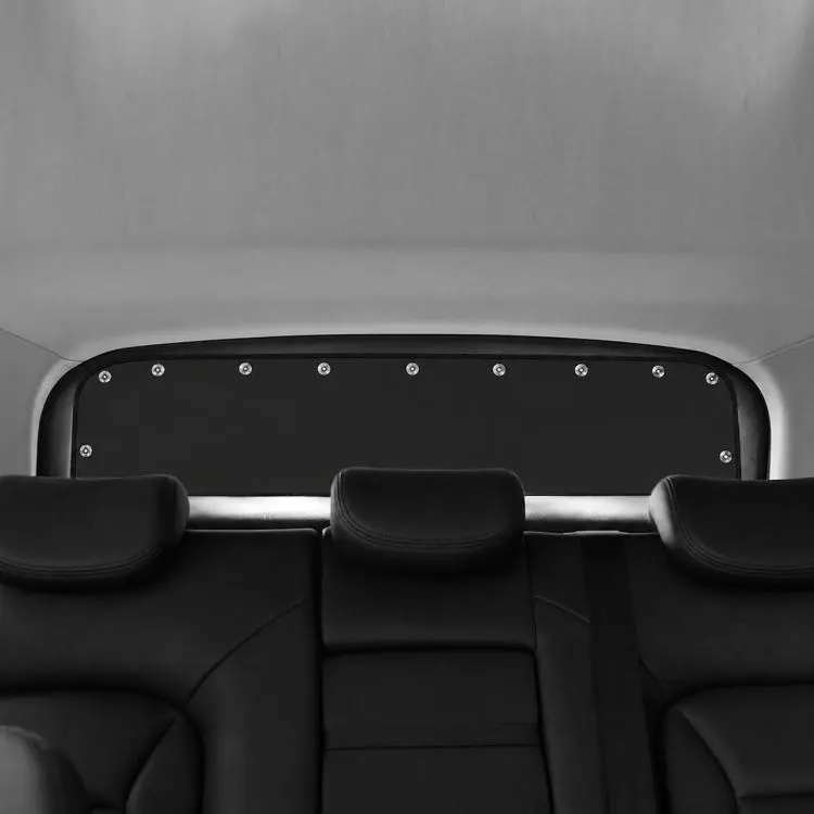 Car Rear Windshield Sun Protection Sunshade Curtain(Black)