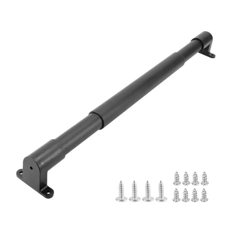 Car Screen Door Round Telescopic Rod Car Door Anti-Slip Handle(Black)
