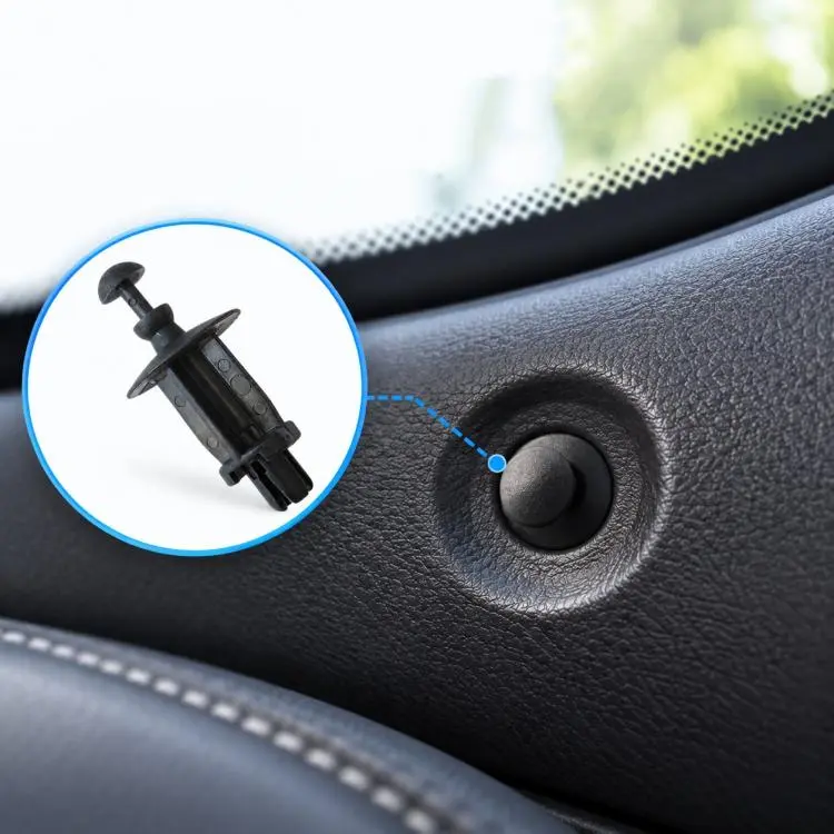 Car Trunk Clip Fastener Hook for Mazda BHN968301(Black)