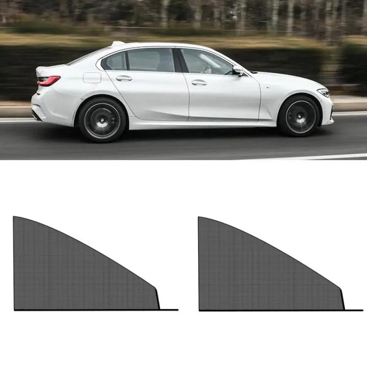 Car Window Sunshade Mosquito Curtain Mesh Fabric Auto Window Sun Block Cover, Spec