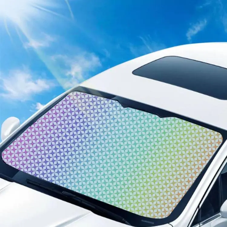 Car Windshield Laser-Etched Thickened Foldable Sunshade, Size