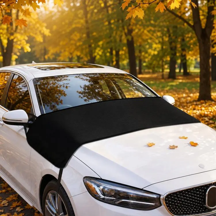 Car Windshield Rain Gutters Prevent Leaf Bird Droppings Dust Cover, Specification