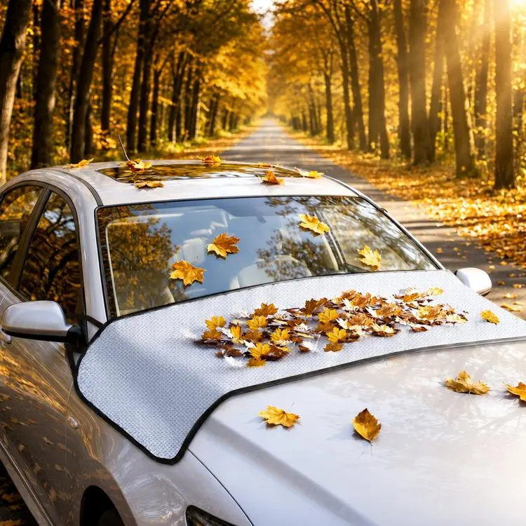 Car Windshield Rain Gutters Prevent Leaf Bird Droppings Dust Cover, Specification