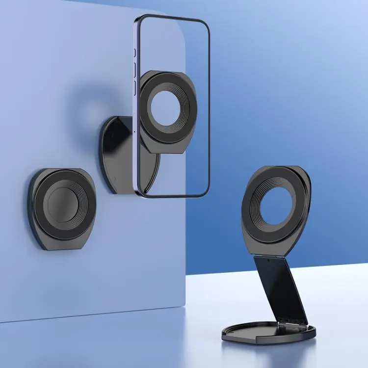 CAS-003 Magnetic 3-Foldable Phone Holder(Black)