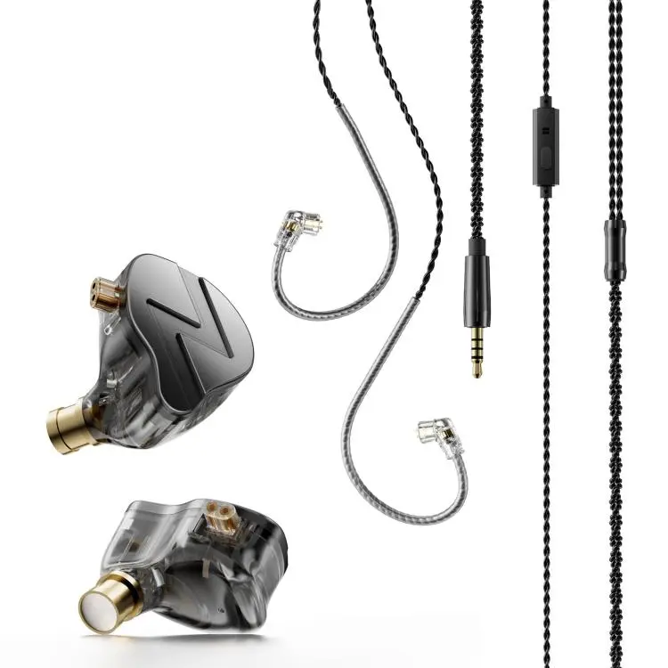 CC06 Gaming Hybrid Earhook Wired Earphone(Black)