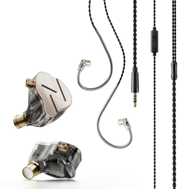 CC06 Gaming Hybrid Earhook Wired Earphone(Light Brown)