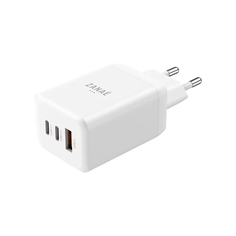 Chargeur 65W 2x USB-C / 1x USB-A