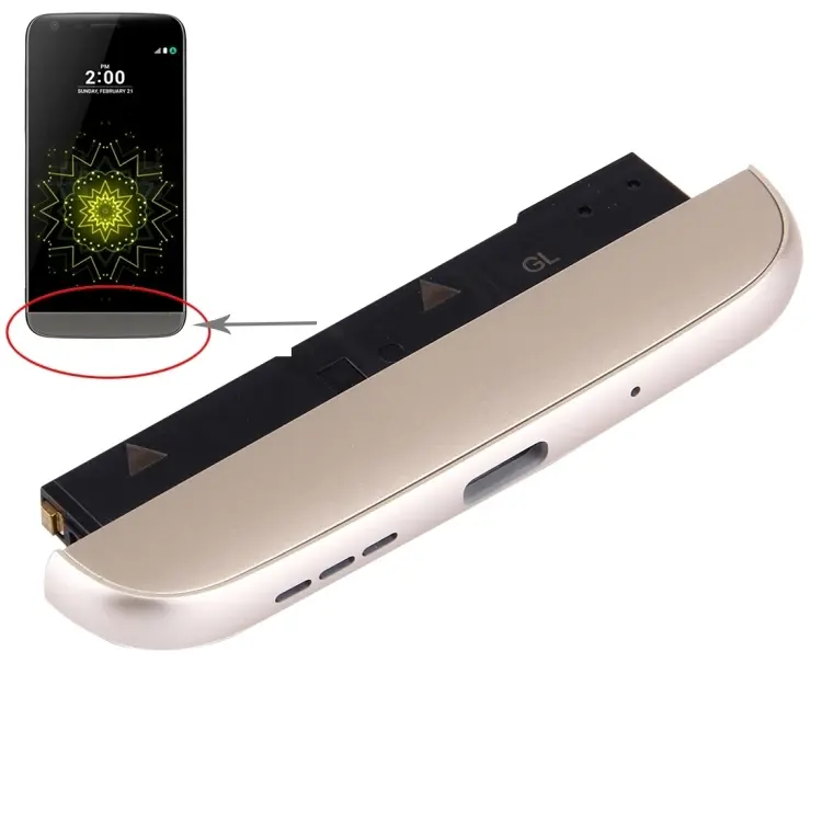 (Charging Dock + Microphone + Speaker Ringer Buzzer) Module for LG G5 / H820(Gold)
