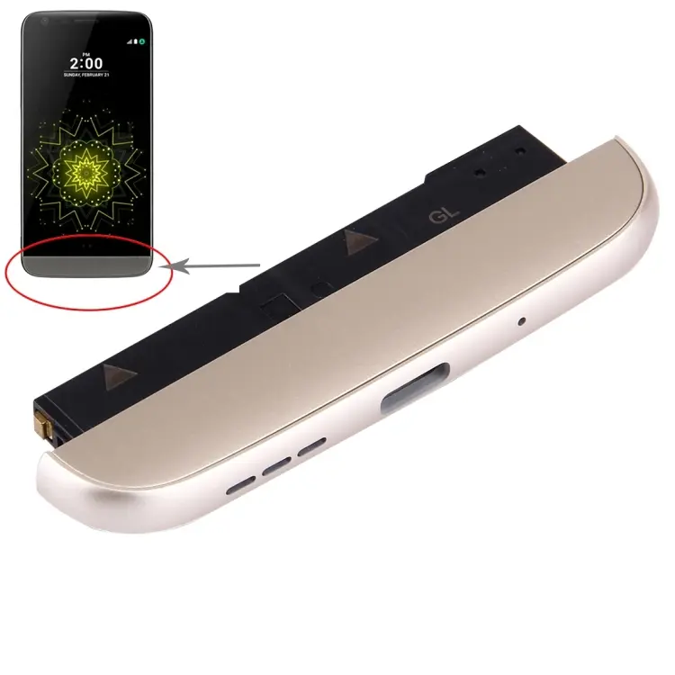 (Charging Dock + Microphone + Speaker Ringer Buzzer) Module for LG G5 / VS987 (US Version)(Gold)