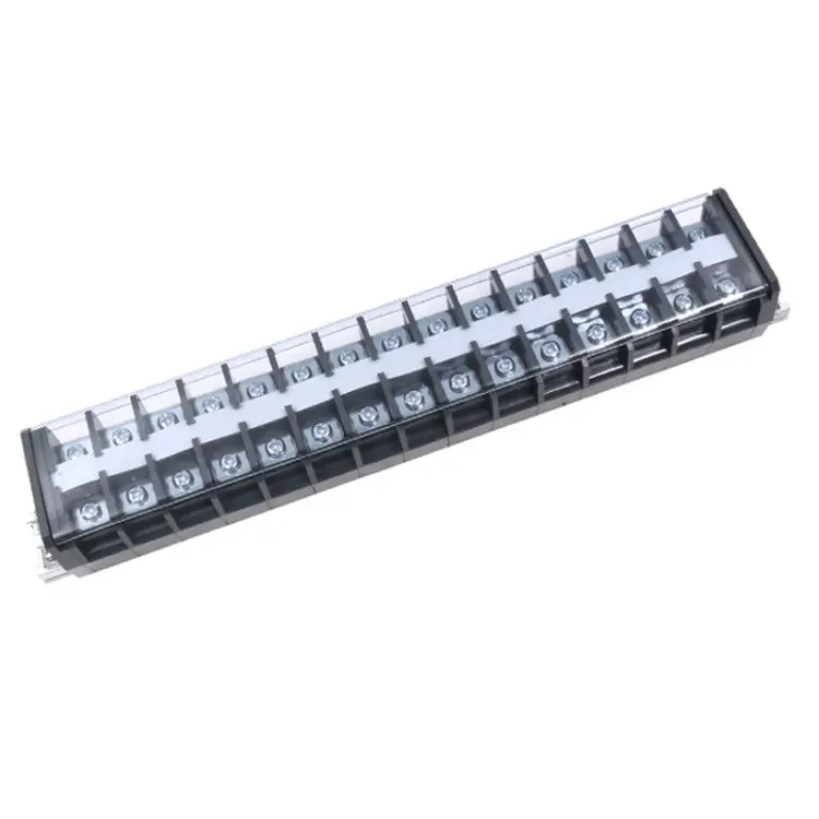 CHINT TD-6015 Terminal Block Rail Type Wiring Block Paralleling Wires Wire Connector