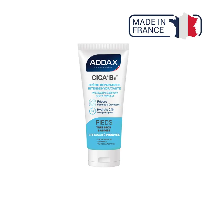 CICA + B5® - Crème pieds réparatrice intense hydratante - 50 ml - Laboratoire Addax