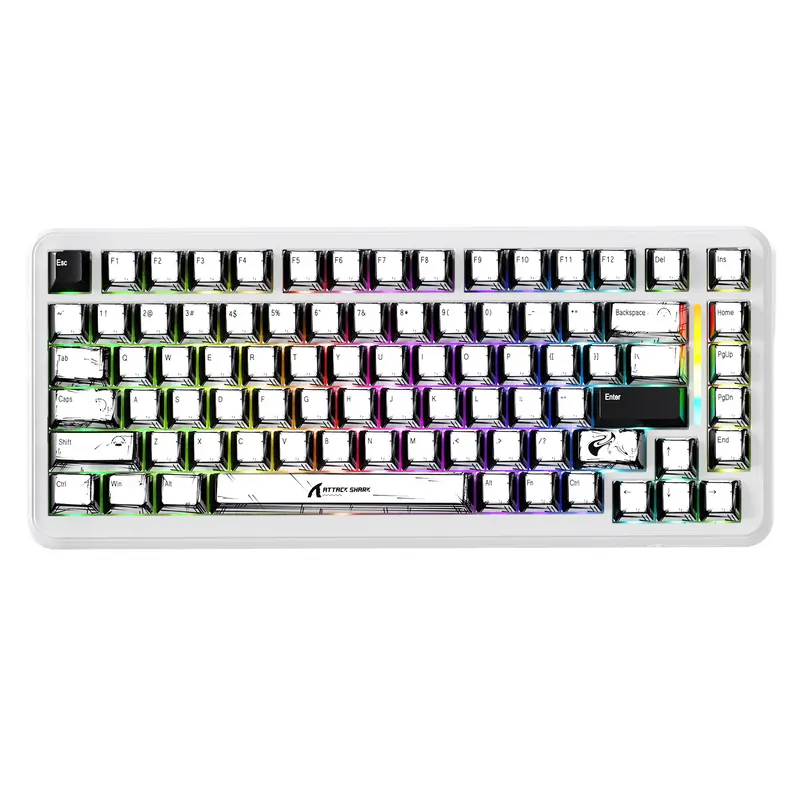Clavier de jeu magnétique sans fil ATTACK SHARK X82 PRO HE à déclenchement rapide