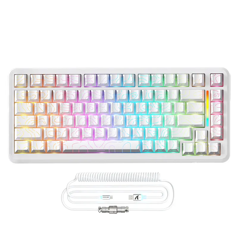 Clavier magnétique ATTACK SHARK X82 PRO HE avec câble spiralé RGB C01Ultra