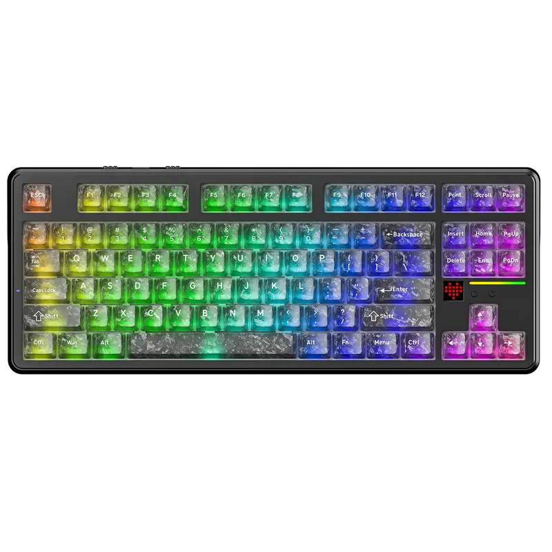 Clavier Mécanique Sans Fil ATTACK SHARK X87 ULTRA avec Récepteur Sans Fil 8K