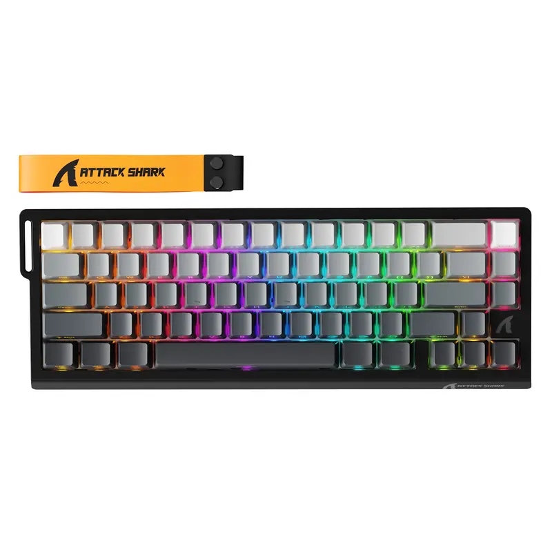 Clavier sans fil ATTACK SHARK X68 PRO HE à déclenchement rapide et switches magnétiques