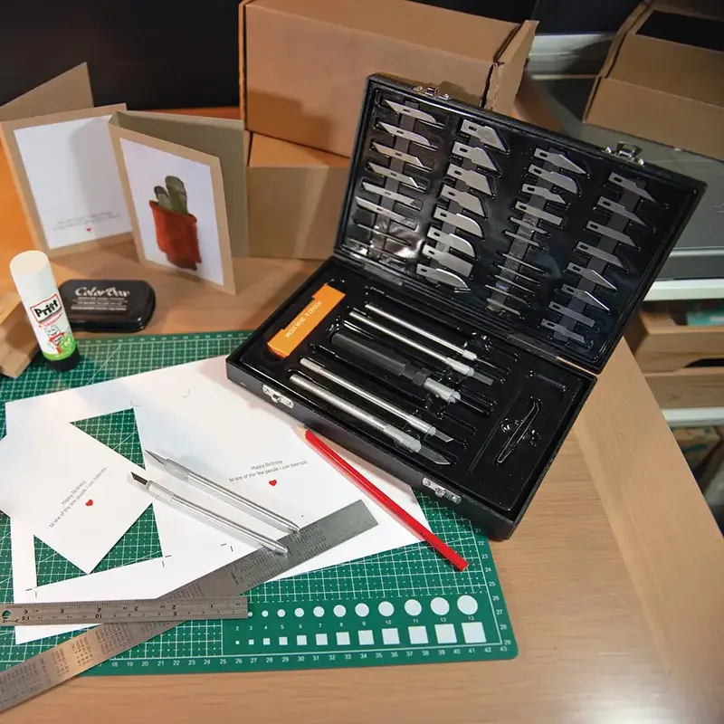 Coffret de scalpels - 51 pièces - Silverline