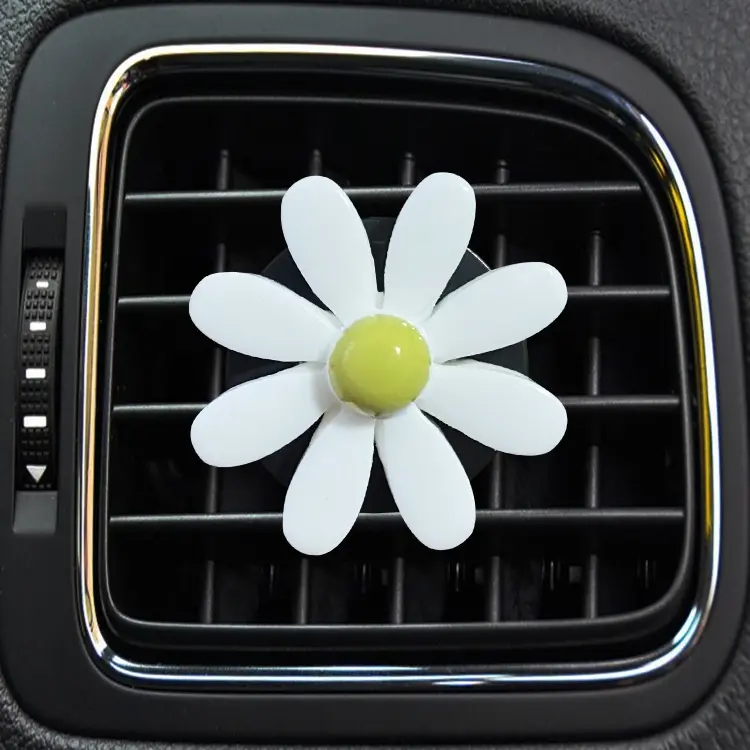 Colorful Daisy Car Decorative Air Vent Aromatherapy Clip, Color
