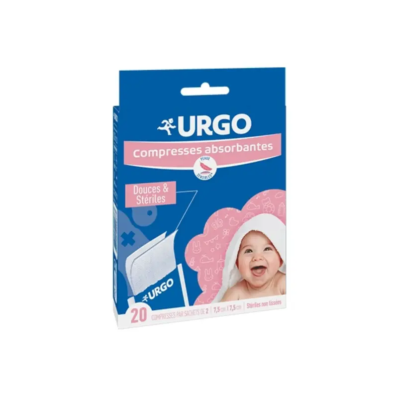 Compresses stériles familles et nourrisson - Urgo
