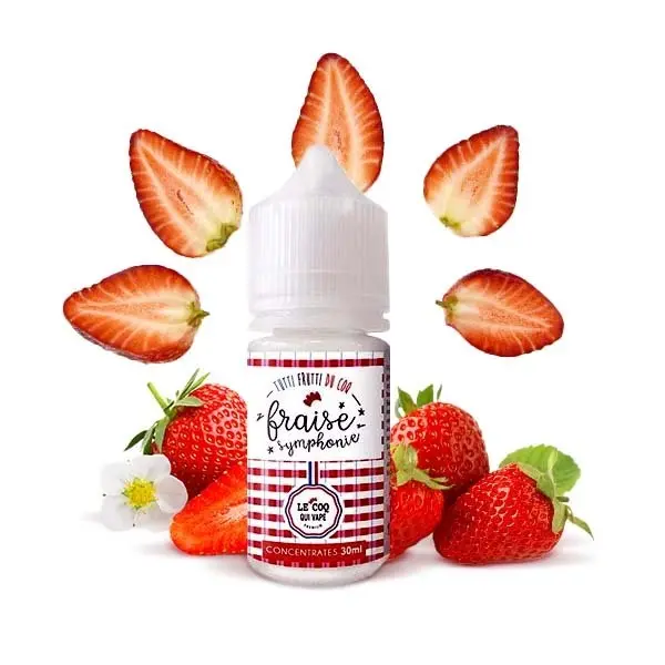 Concentré Fraise Symphonie - Le Coq qui Vape 30ml