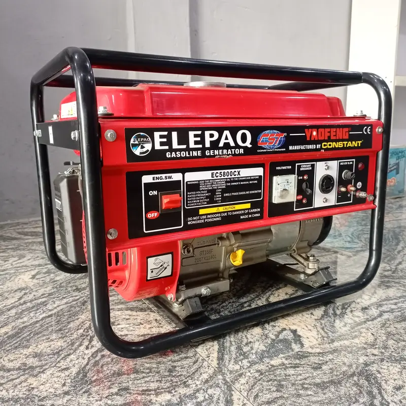 CONSTANT ELEPAQ EC5800CX 2.8KVA 100% Pure Copper Manual Petrol Generator - Brand New