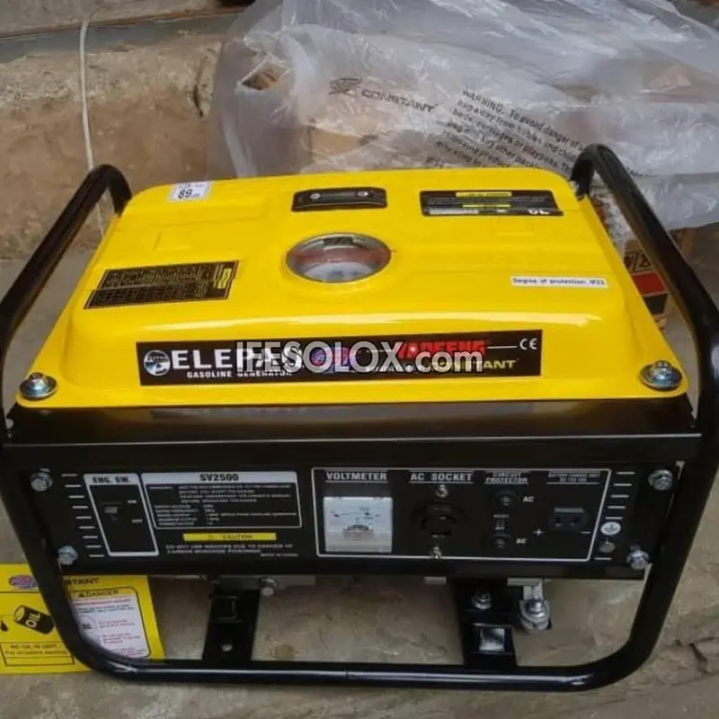 CONSTANT ELEPAQ SV2200 1.2KVA 100% Pure Copper Manual Petrol Generator - Brand New
