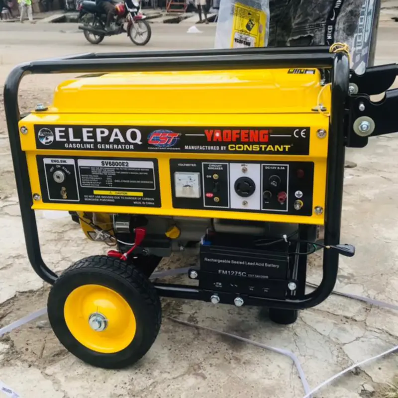 CONSTANT ELEPAQ SV6800E2 4.5KVA 100% Pure Copper Key-Start Petrol Generator - Brand New
