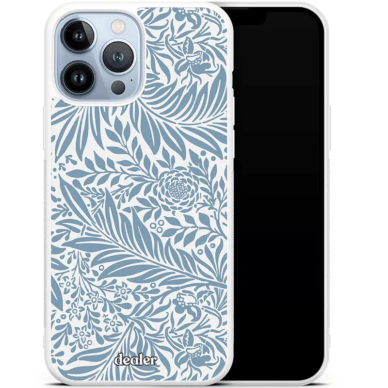 Coque antichocs Fleur bleue