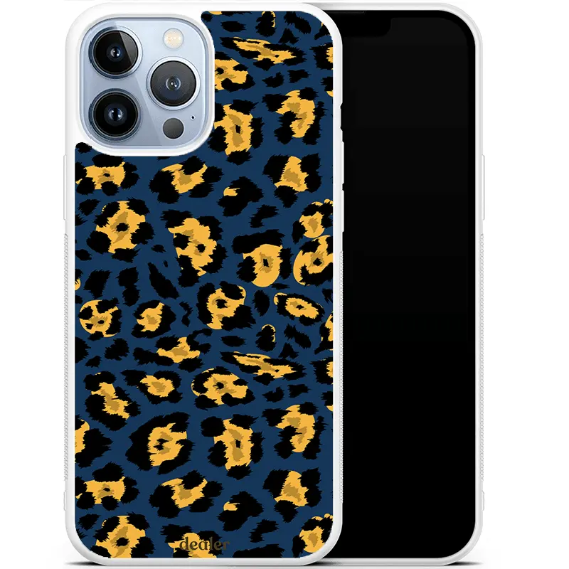 Coque antichocs Léopard bleu