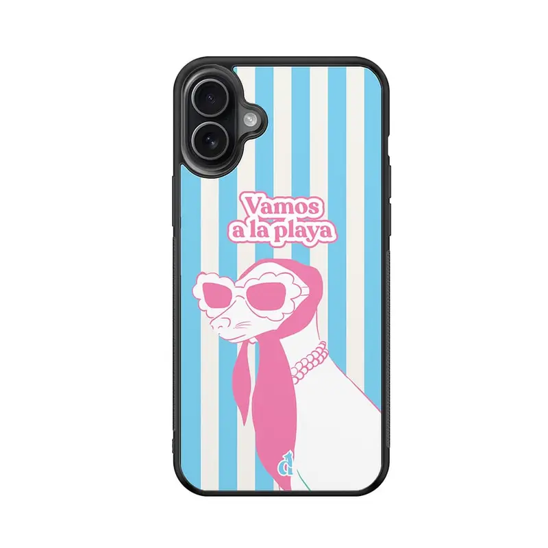 Coque antichocs Vamos a la Playa - Bleu
