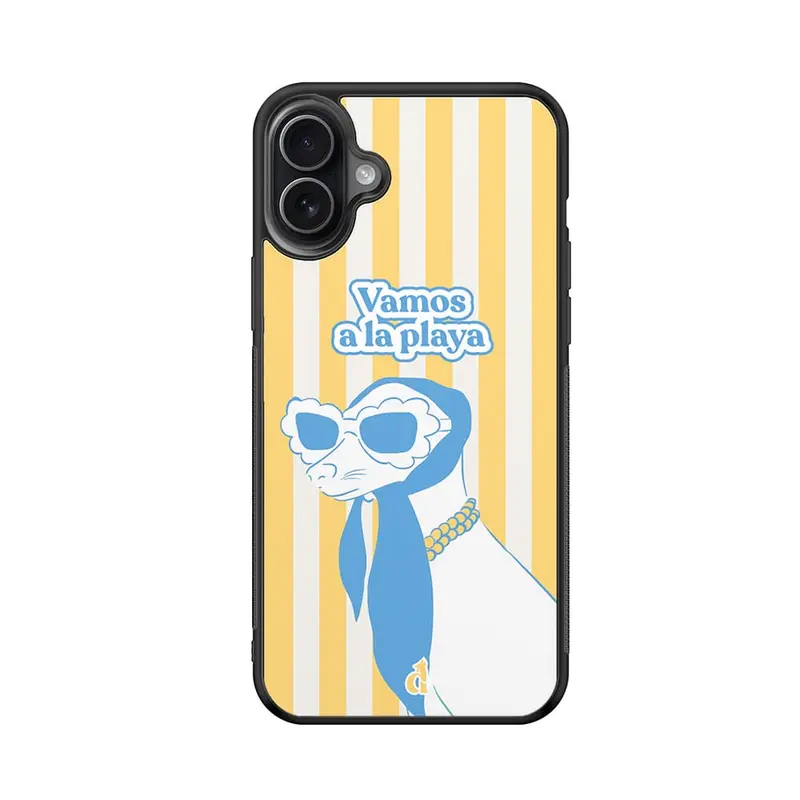 Coque antichocs Vamos a la Playa - Jaune