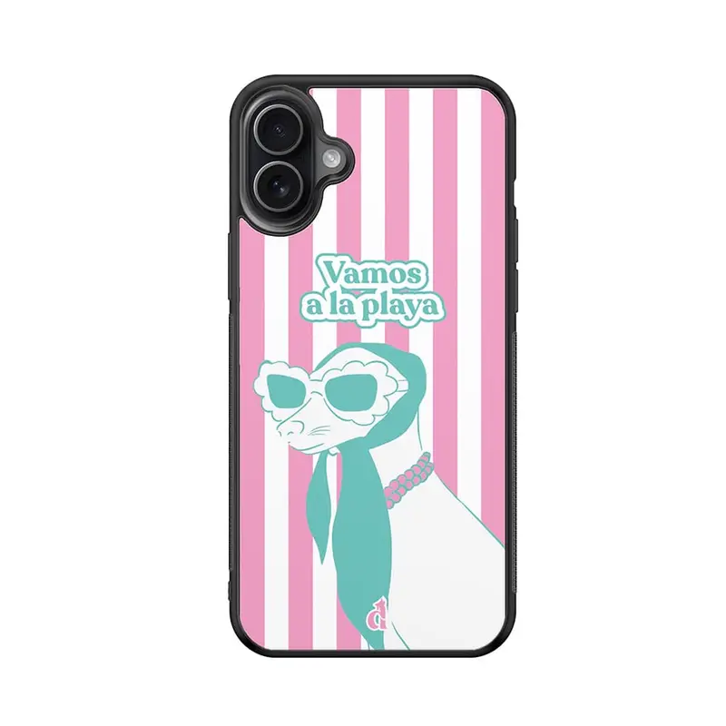 Coque antichocs Vamos a la Playa - Rose
