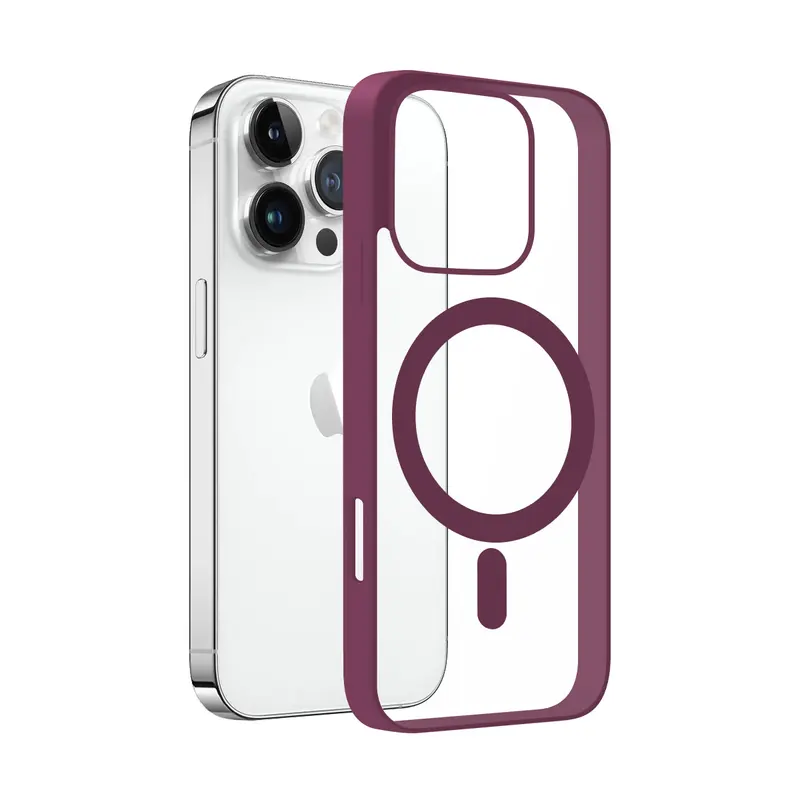Coque Aura MagSafe Prune pour iPhone 16 Pro