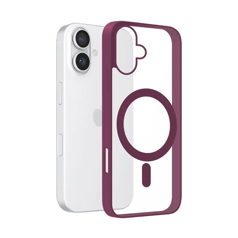 Coque Aura MagSafe Prune pour iPhone 17