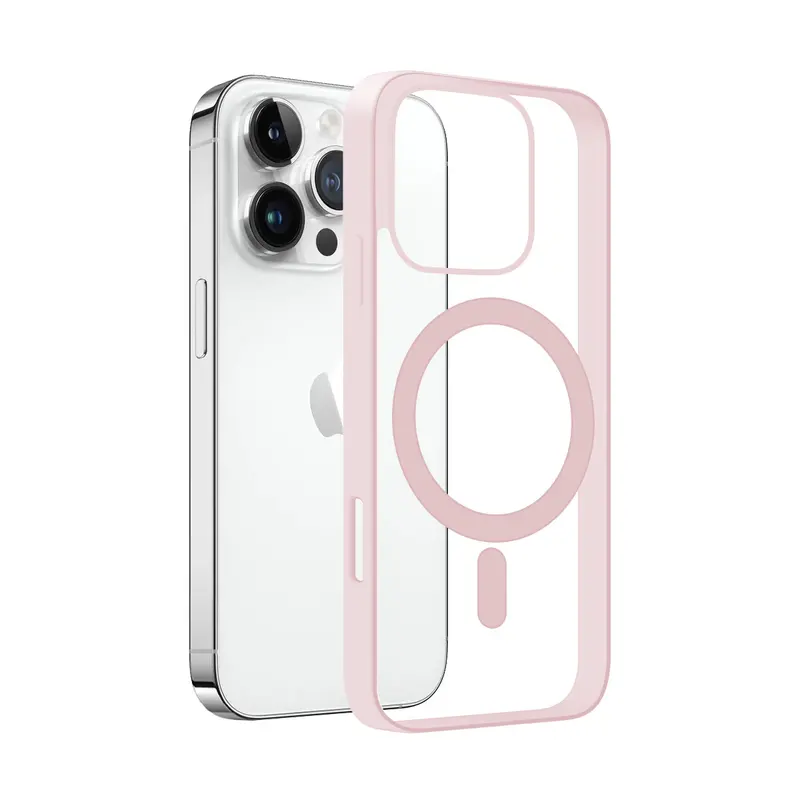 Coque Aura MagSafe Rose pour iPhone 16 Pro