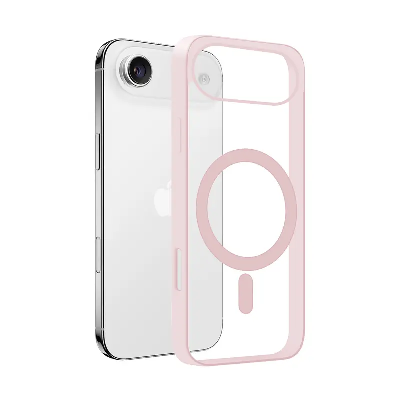 Coque Aura MagSafe Rose pour iPhone 16e