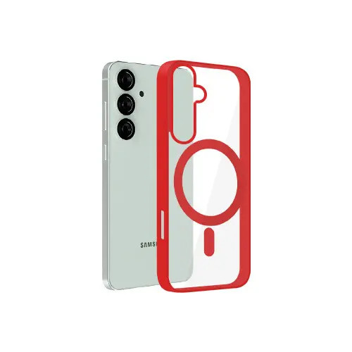 Coque Aura MagSafe Rouge pour Galaxy S25