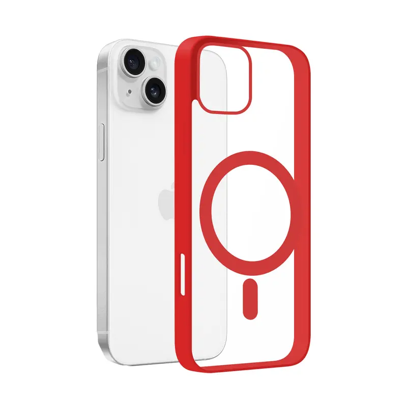 Coque Aura MagSafe Rouge pour iPhone 15