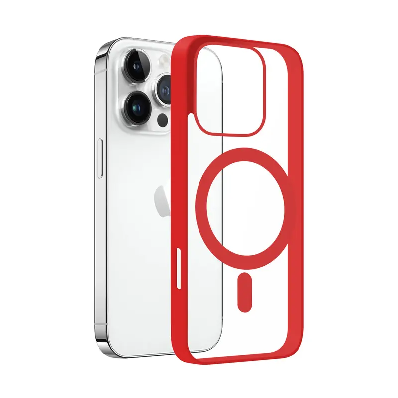 Coque Aura MagSafe Rouge pour iPhone 16 Pro