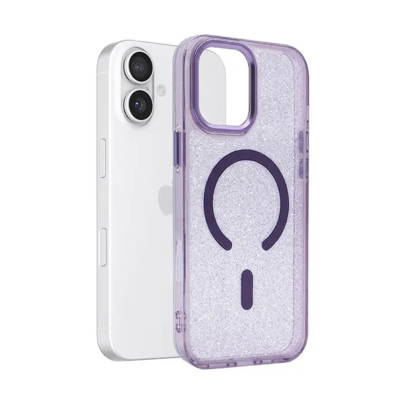 Coque Glow MagSafe Violet pour iPhone 17