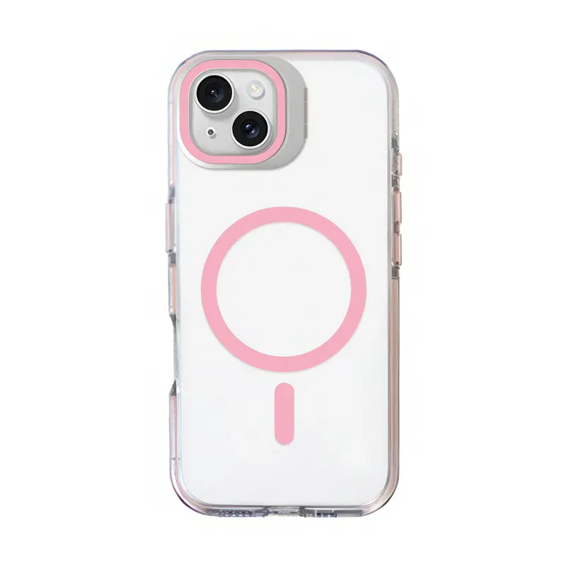 Coque Hooke MagSafe Rose pour iPhone 15