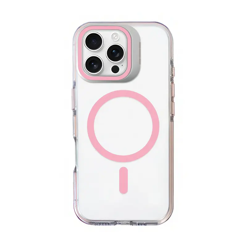 Coque Hooke MagSafe Rose pour iPhone 16 Pro