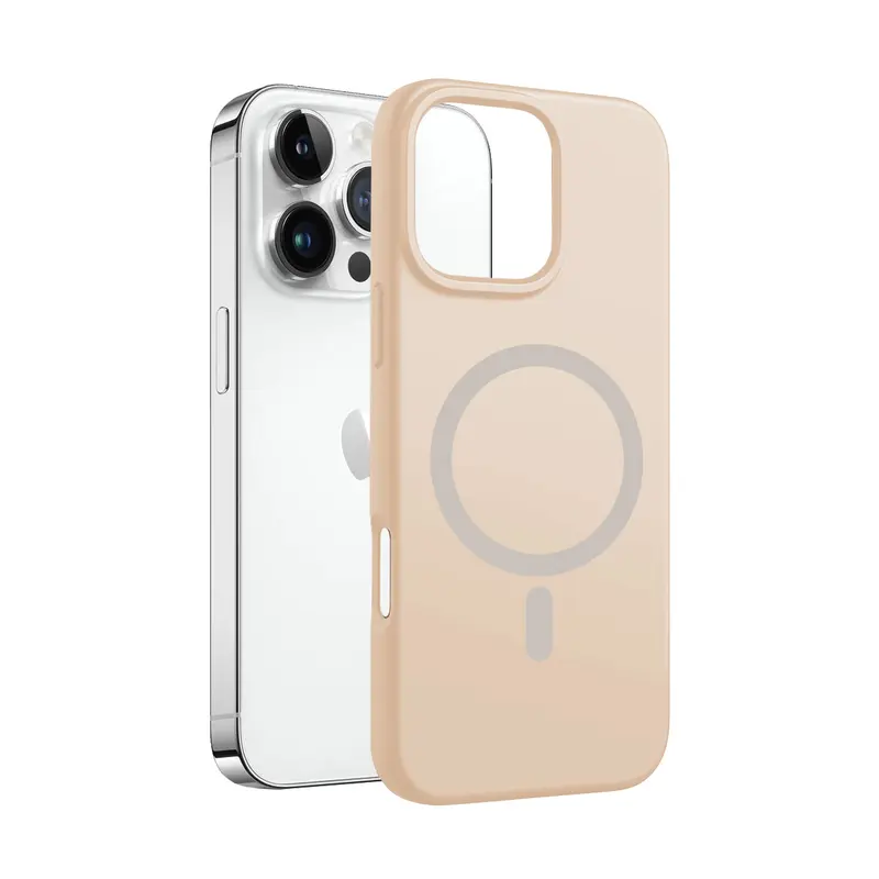 Coque Infinity MagSafe Beige pour iPhone 16 Pro